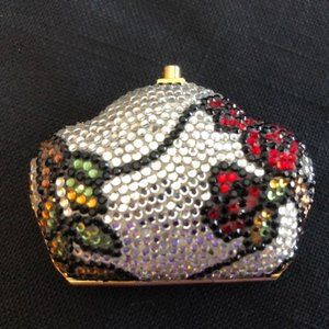 Judith Lieber Swarovski Crystal Pill Box